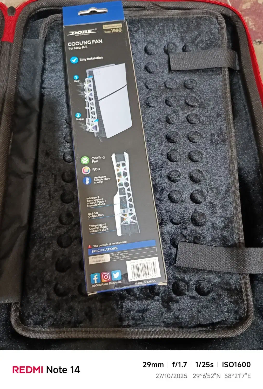 پایه شارژ و فن خونک کننده|کنسول، بازی ویدئویی و آنلاین|بم, |دیوار