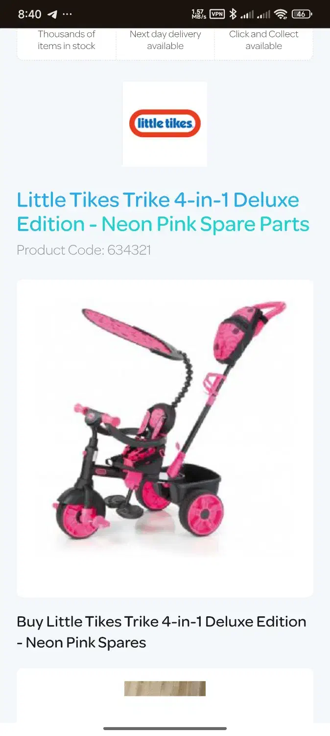 ۳ چرخه خارجی مارک معروف Little tikes|دوچرخه، اسکیت، اسکوتر|مشهد, چهارچشمه|دیوار