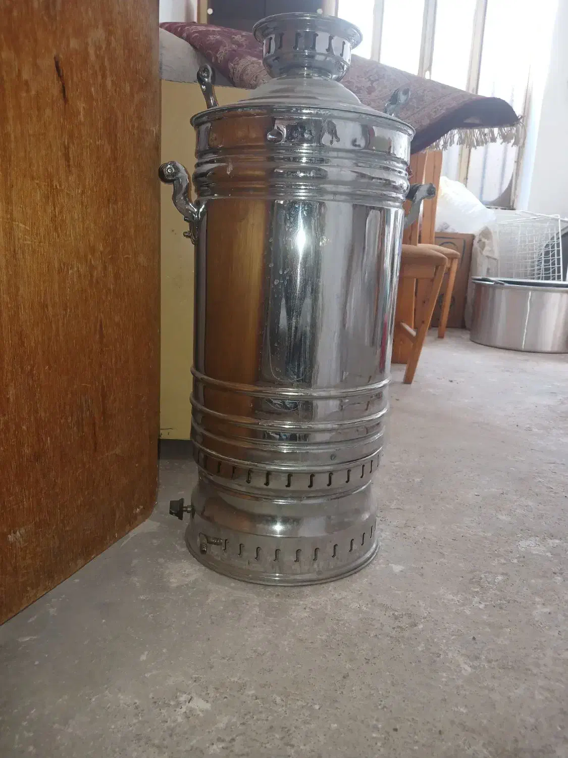 سماور اهن برنجی ۴۰ لیتری آشپزخانه|سماور، چایساز، قهوهساز|گرگان, |دیوار