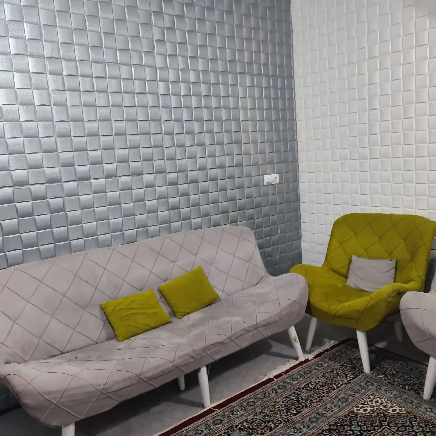 مبلمان9نفره|مبلمان خانگی و میز عسلی|باوی, |دیوار