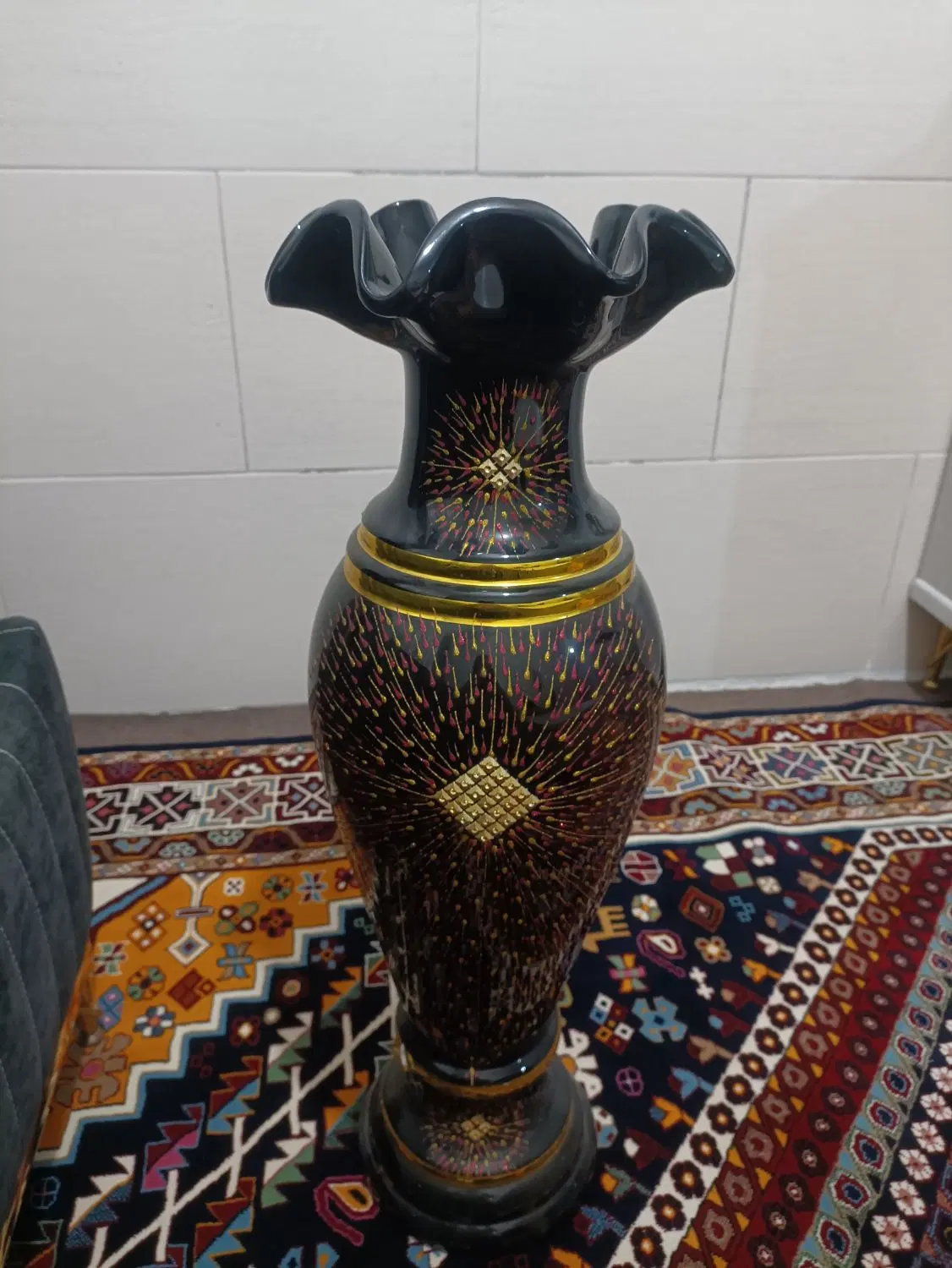 گلدان بزرگ|گل و گیاه طبیعی|شیراز, پودنک|دیوار