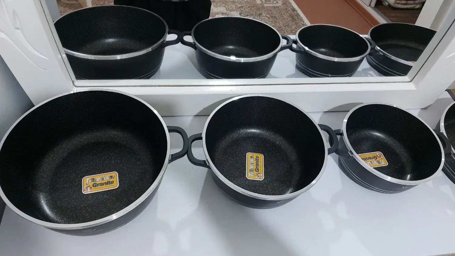 سرویس ۸ پارچه گرانیتی|ظروف پختوپز|نظرآباد, نظرآباد|دیوار