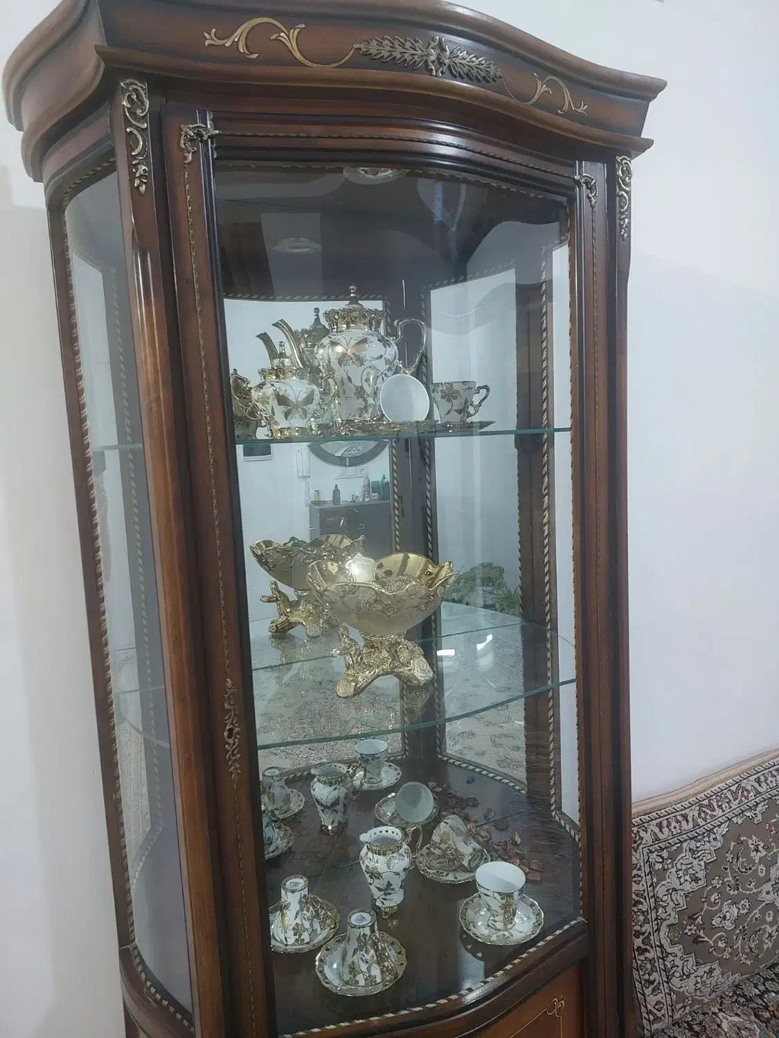 گنجه چوبی در حد نو|بوفه، ویترین، کنسول|مشهد, خواجه ربیع|دیوار