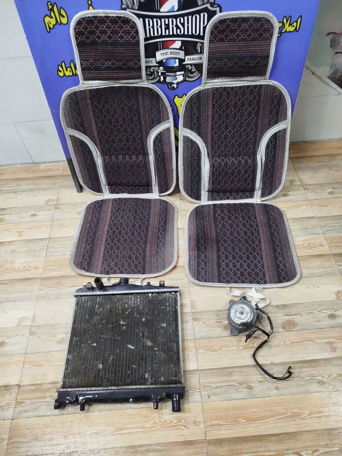 رادیات رادیاتور پراید موتور فن روکش صندلی پراید|قطعات یدکی و لوازم جانبی|ملارد, |دیوار