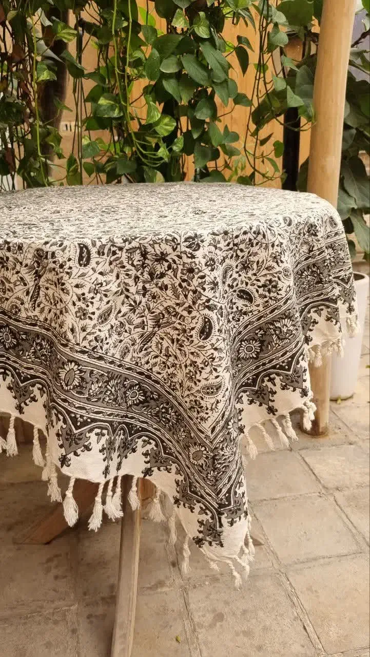 سفره قلمکار|پرده، رانر، رومیزی|کاشان, بازار کاشان|دیوار