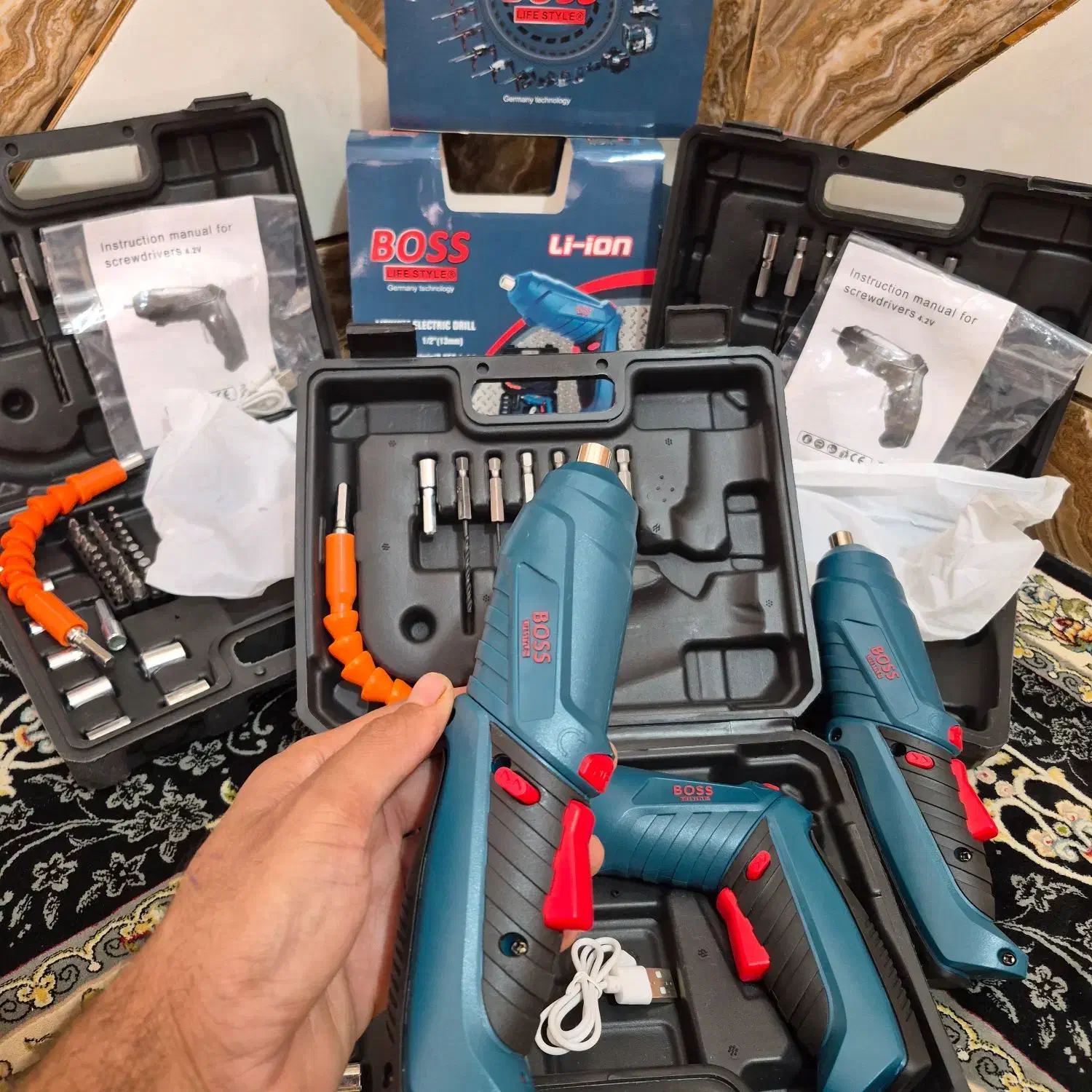 زیر قیمت بازار پیچ گوشتی شارژی BOSS|ابزارآلات|اهواز, کوی علوی|دیوار