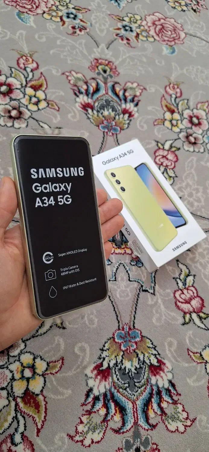 سامسونگ Galaxy A34 5G خشک آکبند آکبند|موبایل|سرپل ذهاب, |دیوار
