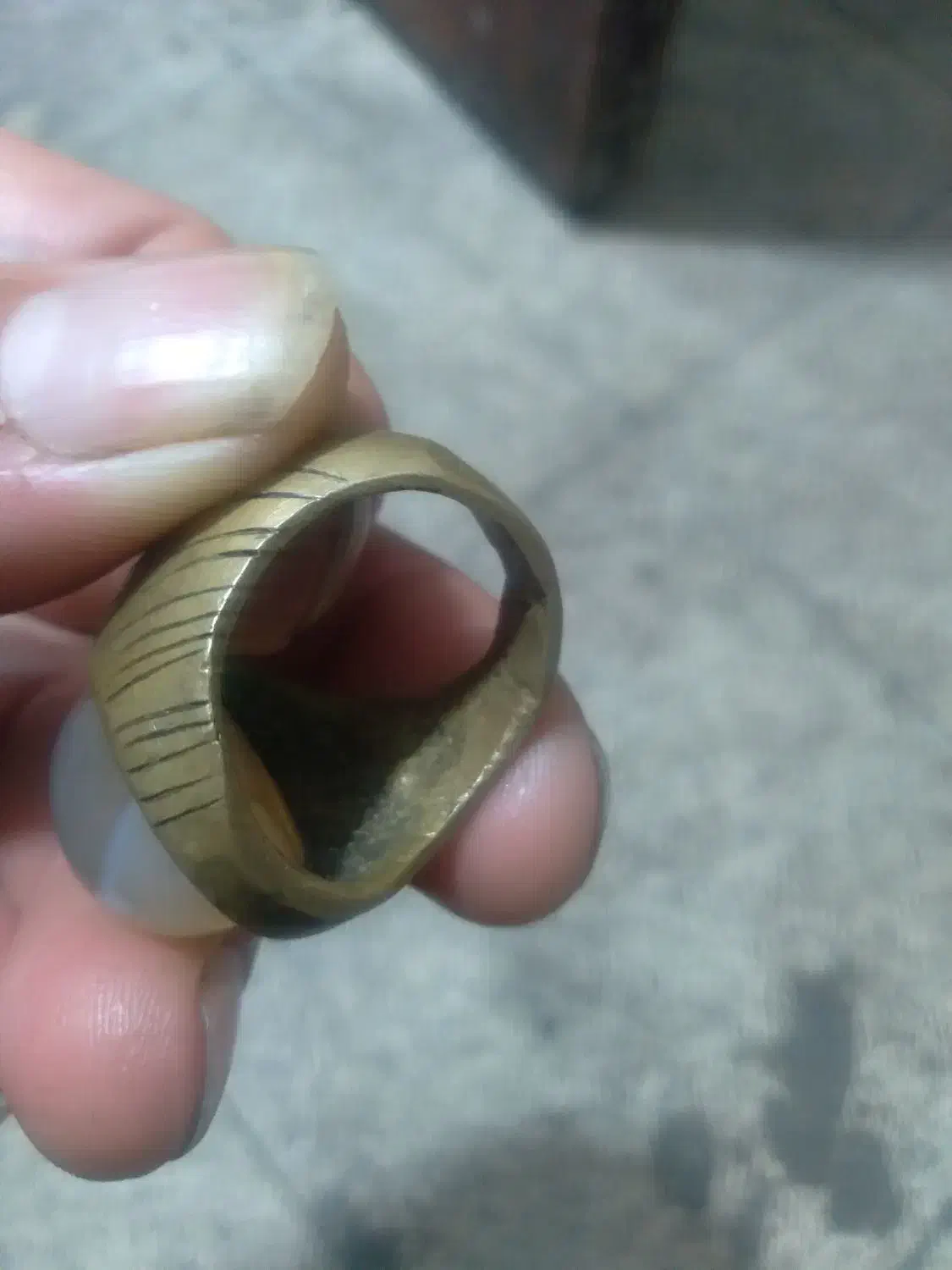 انگشتر قدیمی دست ساز عقیق|جواهرات|رینه, |دیوار