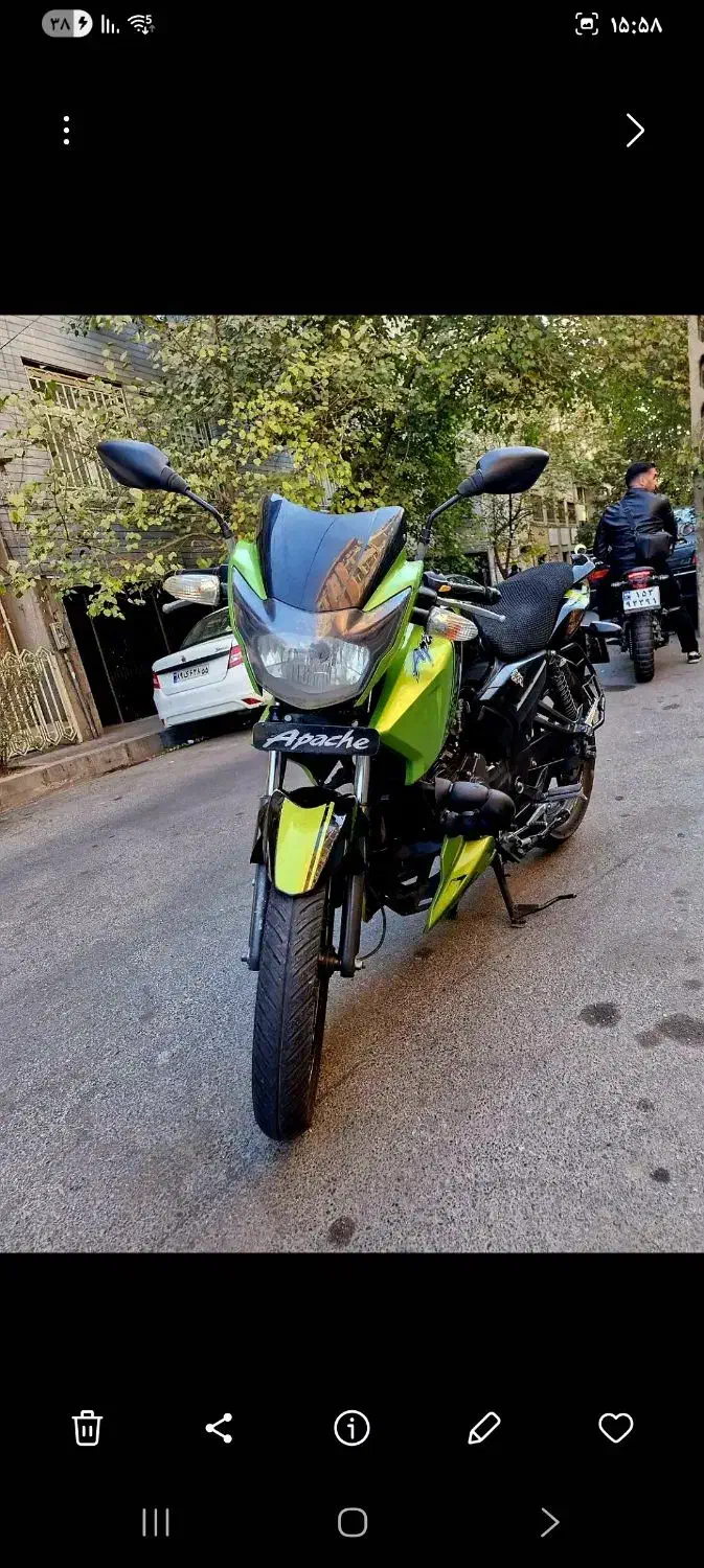موتور اپاچی ۱۵۰|موتورسیکلت|تهران, محمودیه|دیوار