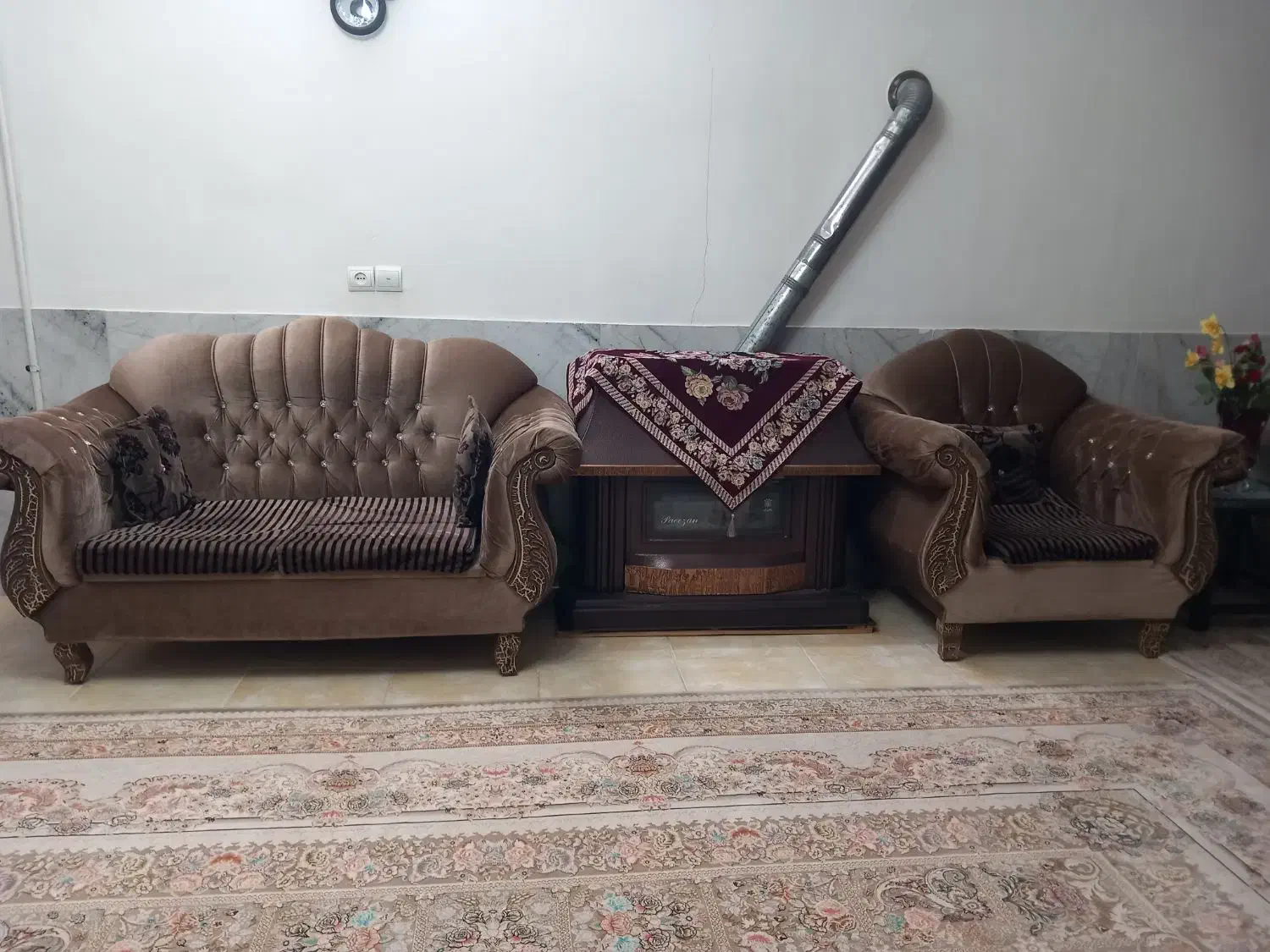 فروش مبل هفت نفره|مبلمان خانگی و میز عسلی|گرمسار, |دیوار