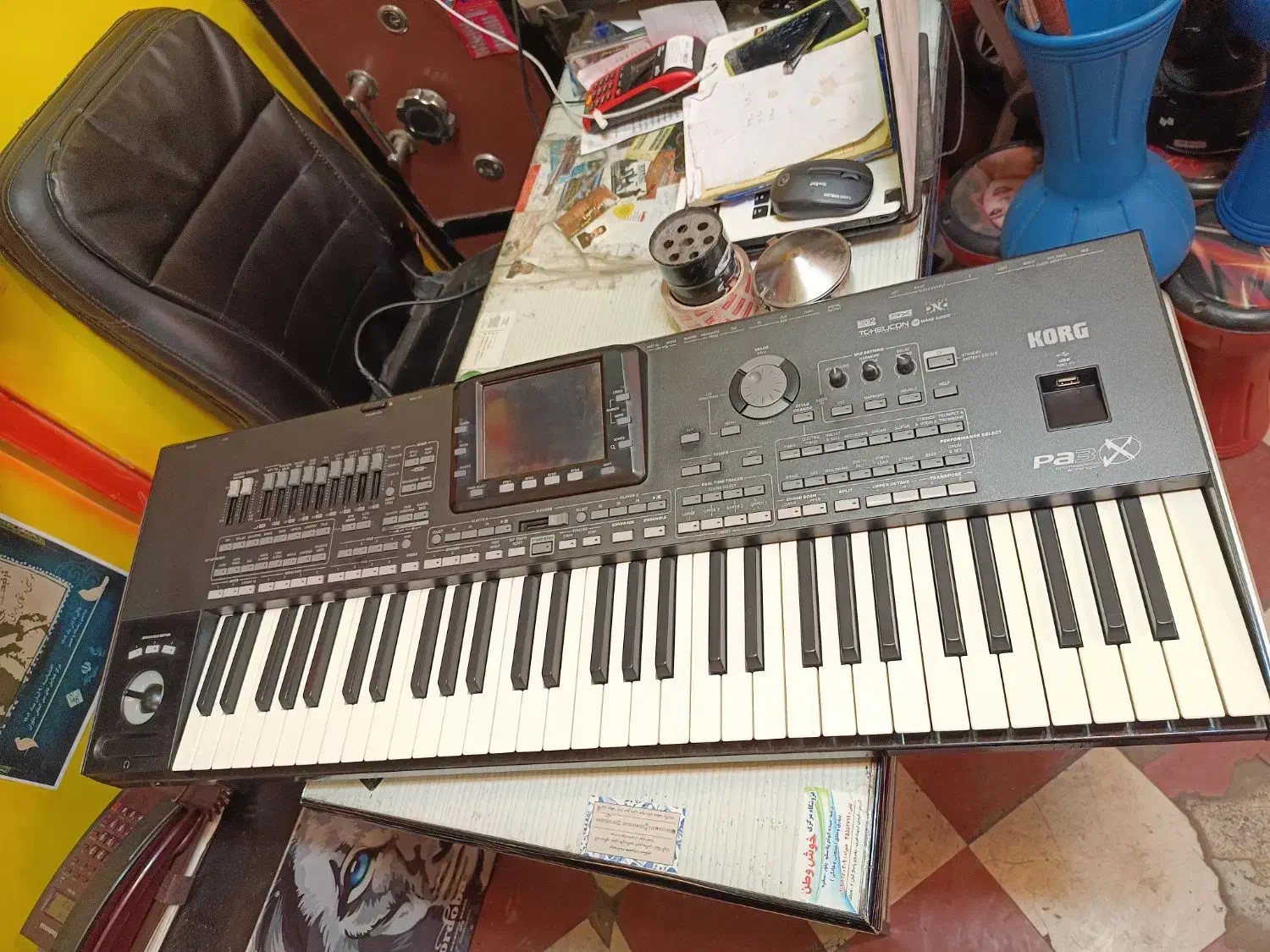 ارگ pa3x پنج اکتاو در حد آکبند رم256|پیانو، کیبورد، آکاردئون|تبریز, |دیوار