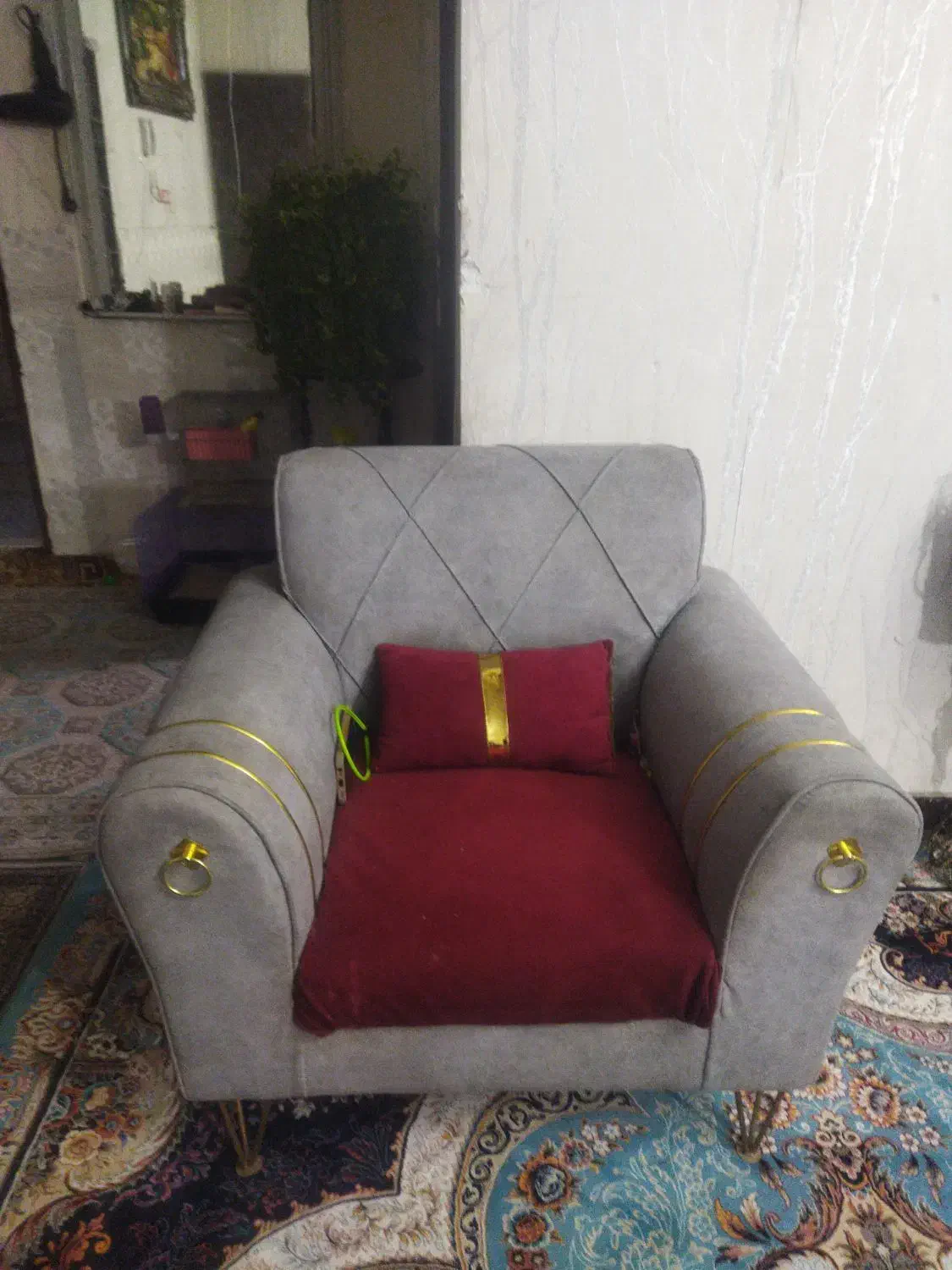 مبل راحتی شیش نفره|مبلمان خانگی و میز عسلی|قرچک, مهدیه|دیوار