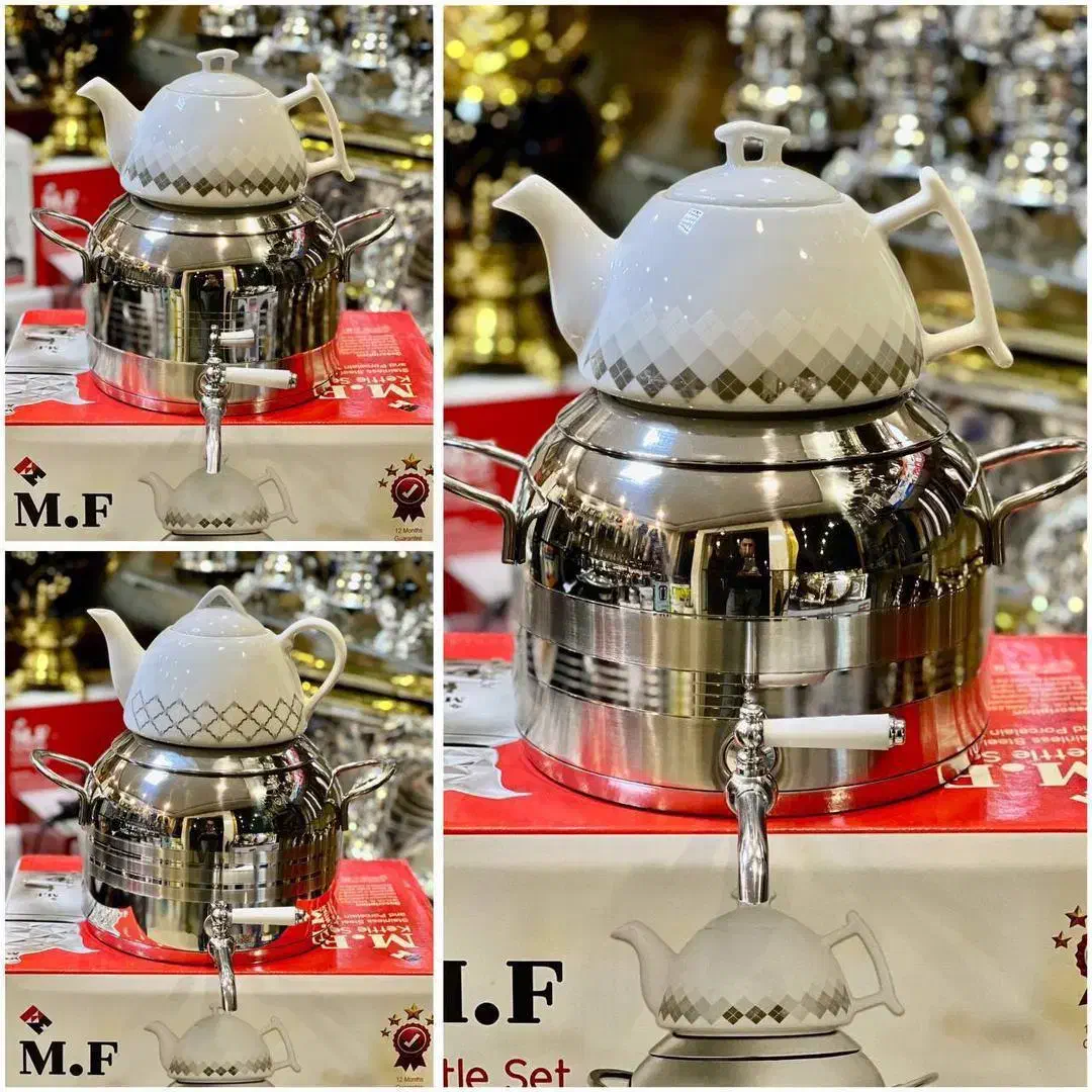 کتری قوری دسته پایین کف چدن MF|قوری، کتری، قهوه‌ساز دستی|تهران, شوش (باغ آذری)|دیوار