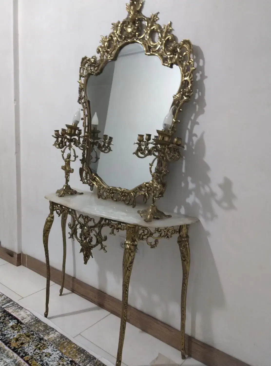 آینه و شمعدان  ساعت|آینه|پاکدشت, پاکدشت (مامازند)|دیوار