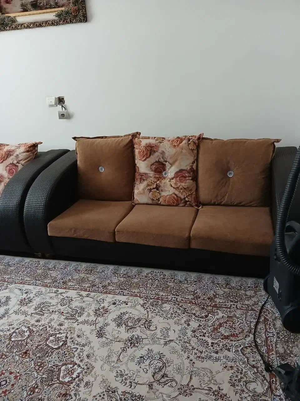 مبل هفت نفره سالم راحتی|مبلمان خانگی و میز عسلی|قم, پردیسان|دیوار