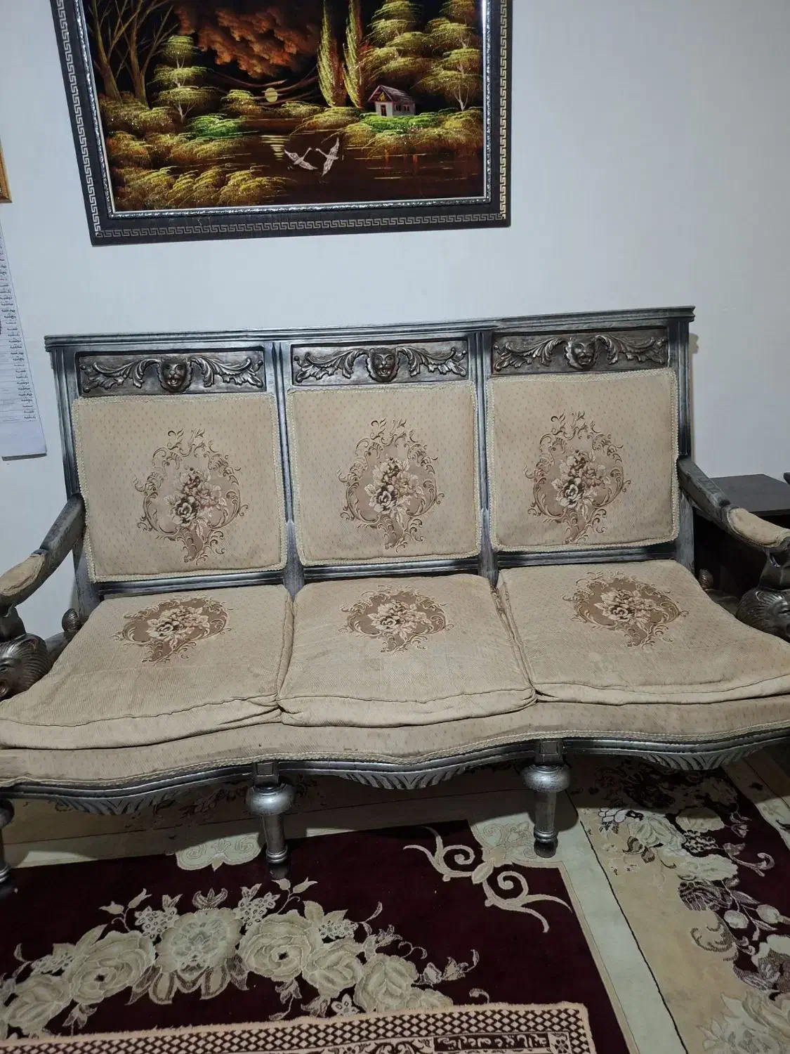 مبل نه نفر|مبلمان خانگی و میز عسلی|محمدیه-قزوین, |دیوار