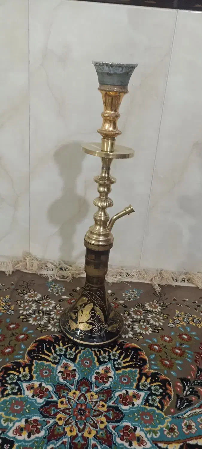 قلیان برنجی اصلی|صنایع دستی و سایر لوازم تزئینی|مشهد, کارمندان دوم|دیوار