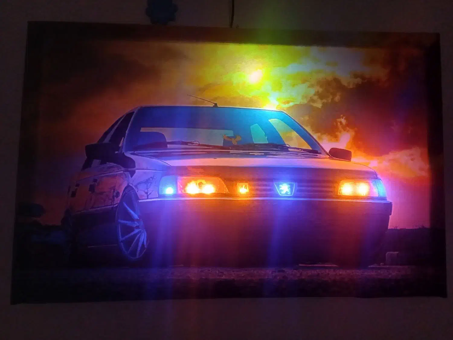 تابلو چراغ دار|تابلو، نقاشی، عکس|شیراز, کوشک میدان|دیوار