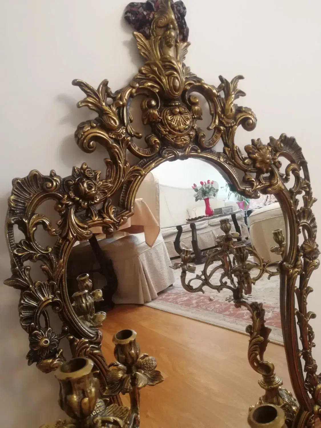 آیینه شمعدان برنز|صنایع دستی و سایر لوازم تزئینی|تهران, شهرک غرب|دیوار