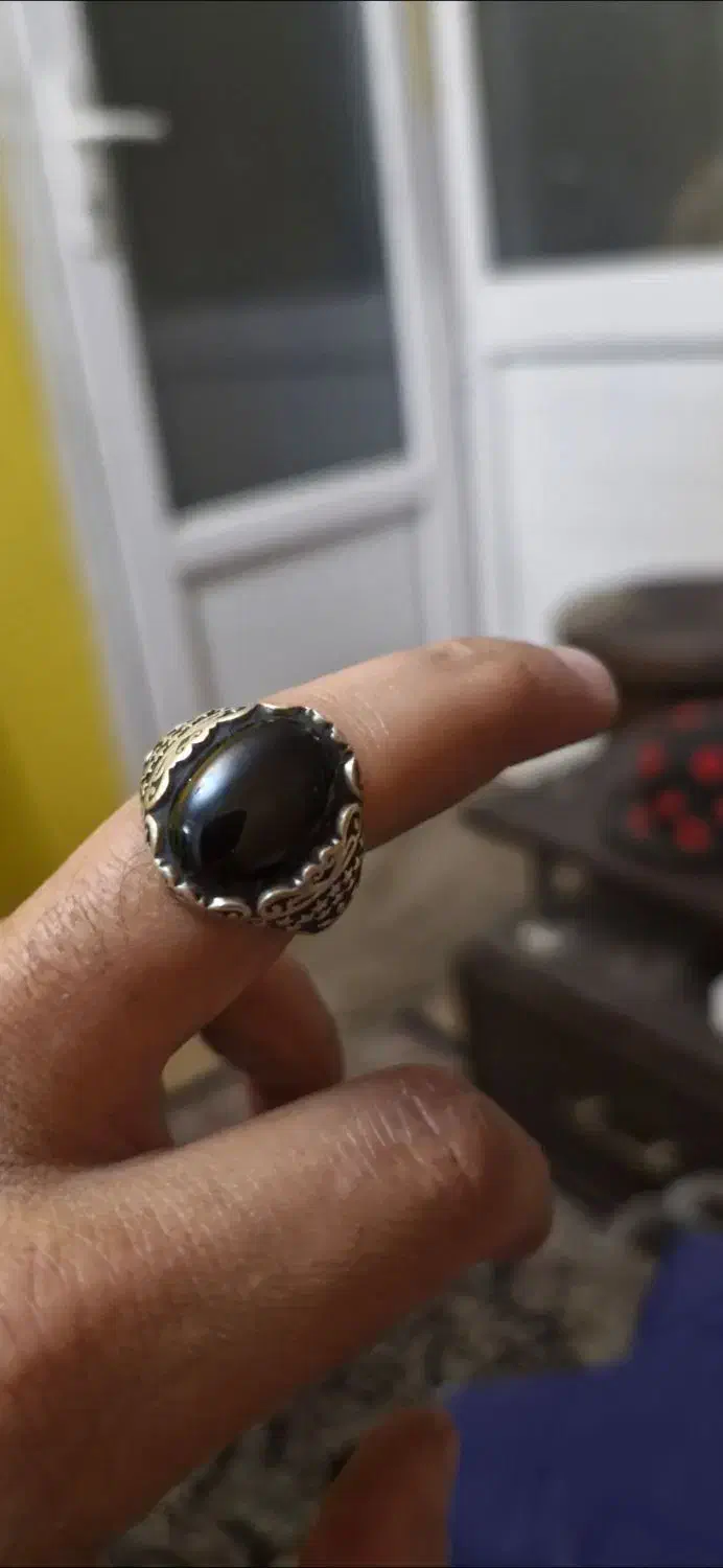 انگشتر نقره سنگ عقیق|جواهرات|تهران, تجریش|دیوار