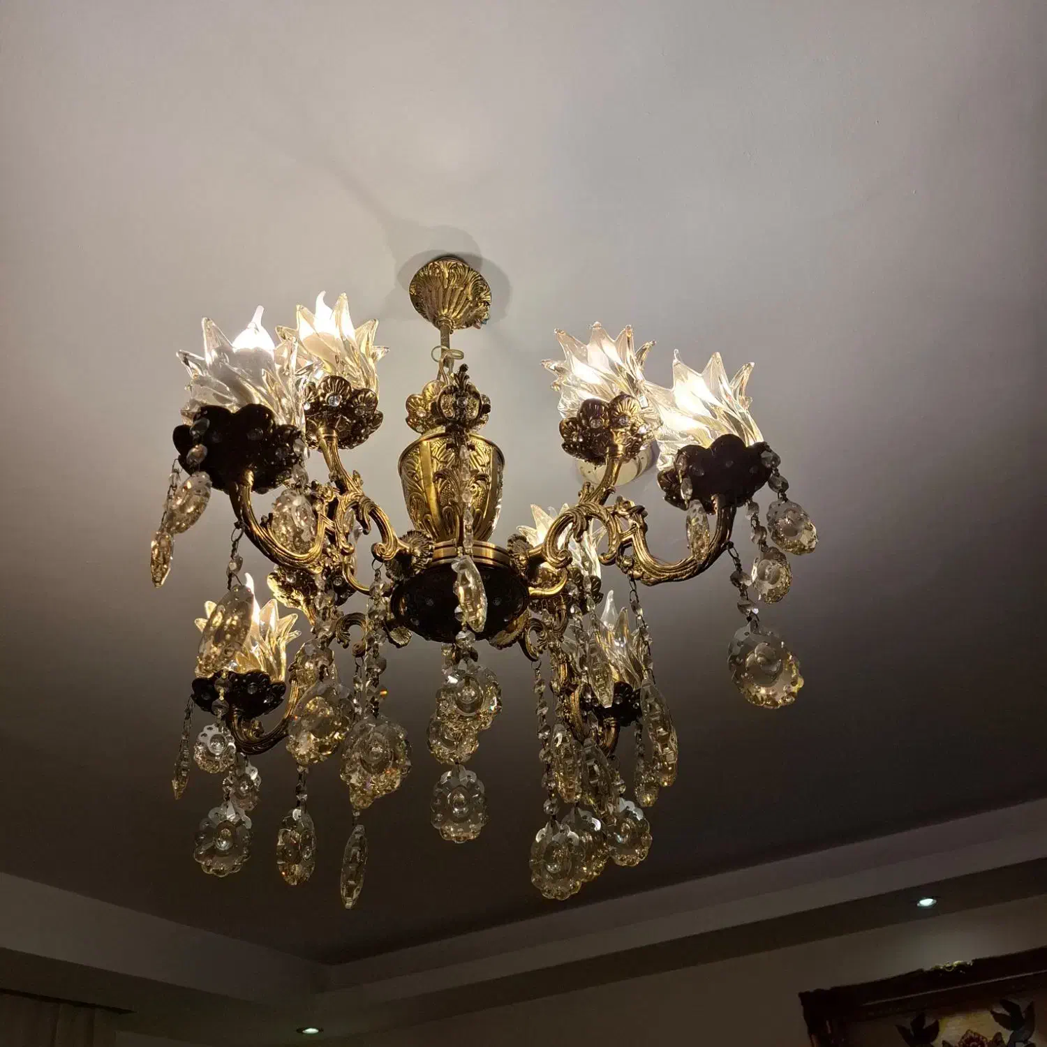 لوستر در حد نو|لوستر و چراغ آویز|تهران, تهرانسر شرقی|دیوار