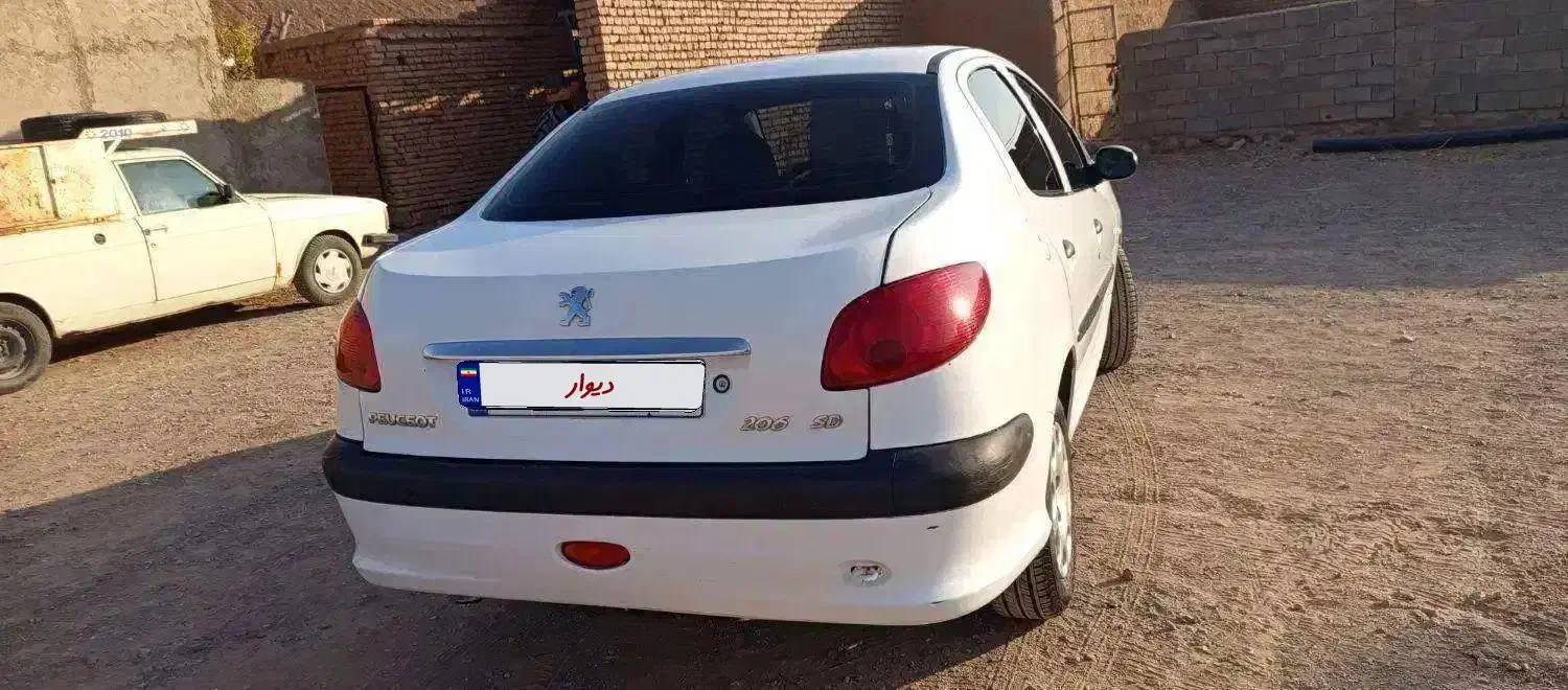 206 sd V8 مدل 95|خودرو سواری و وانت|اسفراین, |دیوار