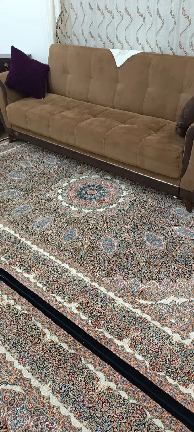 فروش ۳ تخته فرش ( ۶ متری. به سفارش بنده بافته شده)|فرش|قروه, |دیوار