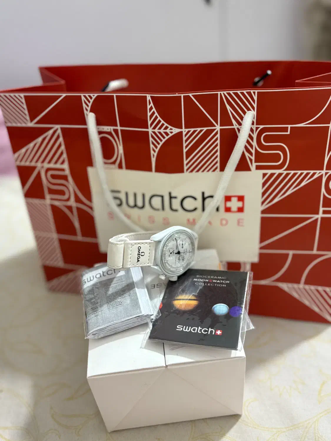 ساعت امگا سواچ سفید|ساعت|شهریار, شهریار|دیوار