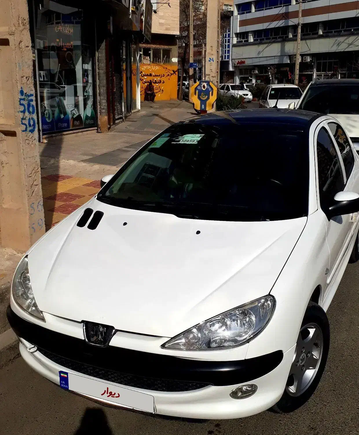 ۲۰۶تیپ۳ پانا سقف شیشه درحدصفر|خودرو سواری و وانت|تربتحیدریه, بوستان باغ ملی|دیوار