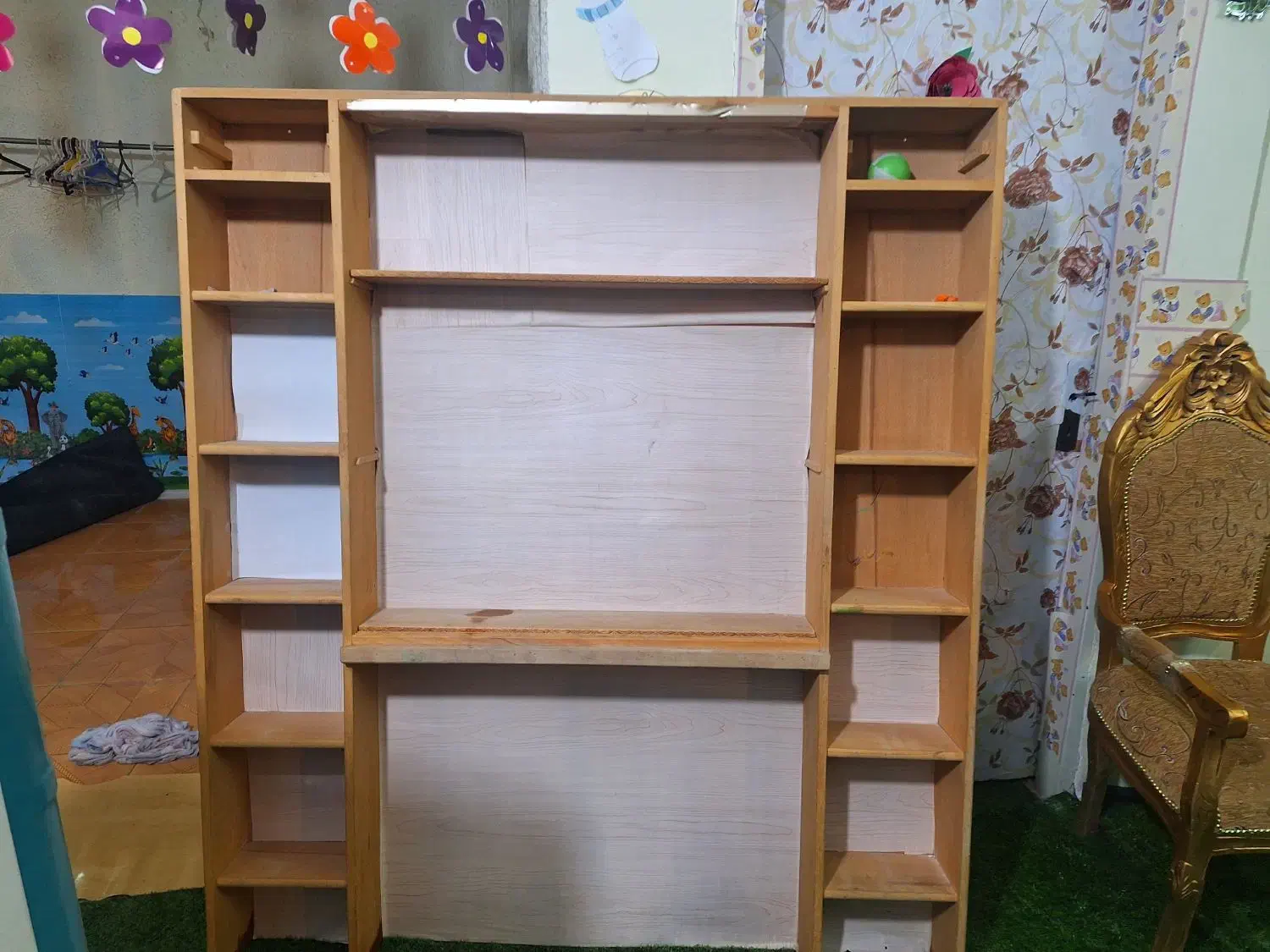 قفسه کتابخانه|کتابخانه، شلف، قفسههای دیواری|کرمانشاه, |دیوار