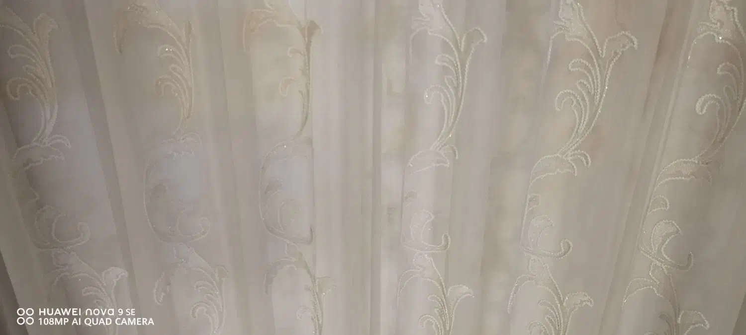 پرده حریر ترک|پرده، رانر، رومیزی|قم, قلعه عموحسین|دیوار