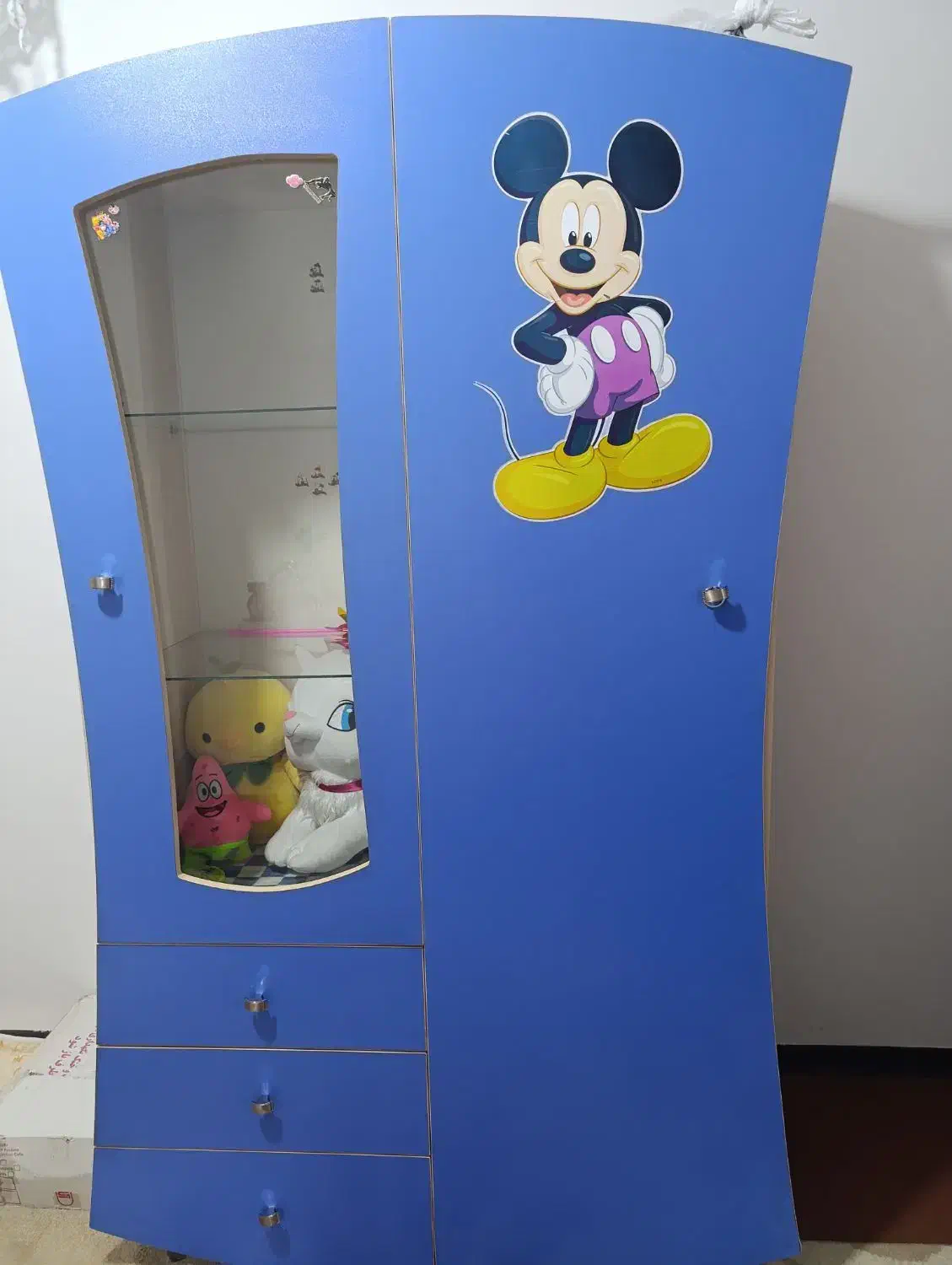 کمد نوجوان تمام ام دی اف کاملا تمیزو بدون خط وخش|جاکفشی، کمد، دراور|زرقان, |دیوار