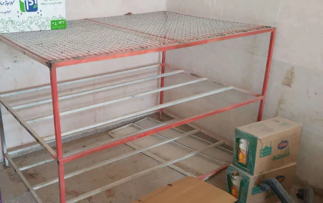 پایه قفسه و پالت|کتابخانه، شلف، قفسههای دیواری|بیرجند, |دیوار