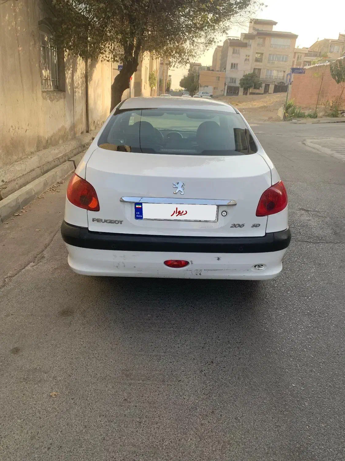 ۲۰۶ sd سفید ۱۱۳ کارکرد|خودرو سواری و وانت|تهران, آزادشهر|دیوار