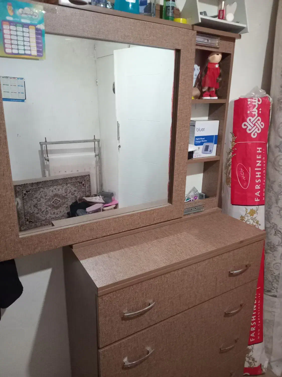 آینه دراور|جاکفشی، کمد، دراور|زنجان, |دیوار