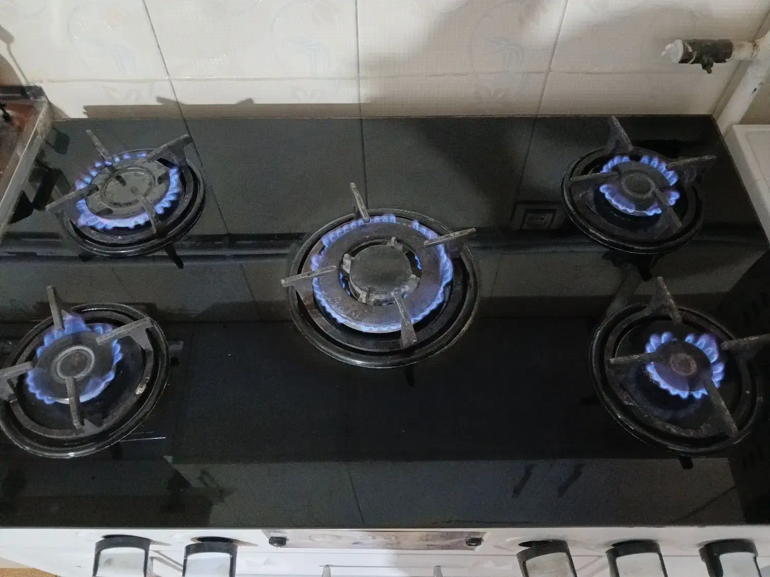 اجاق گاز ۵شعله|اجاق گاز و لوازم برقی پختوپز|تاکستان, |دیوار