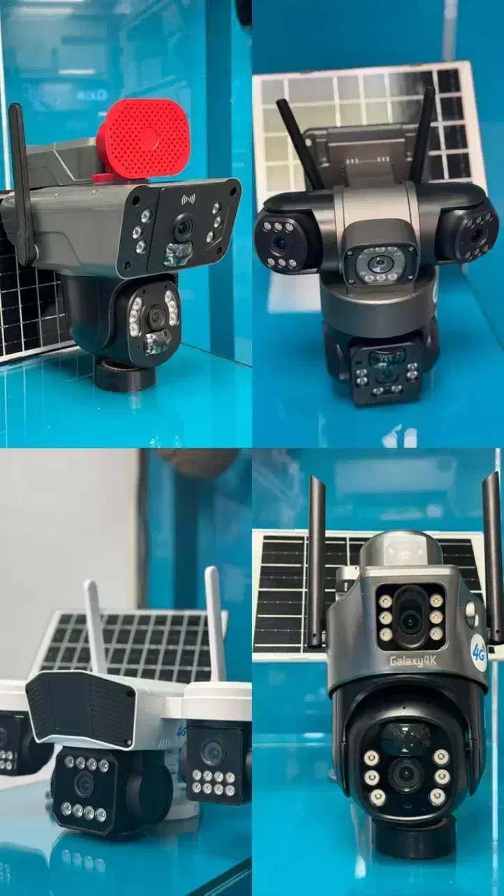 دوربین مداربسته سیمکارتی چرخشی چندلنز بدون دستگاه|دوربین مداربسته|قم, زنبیل آباد|دیوار