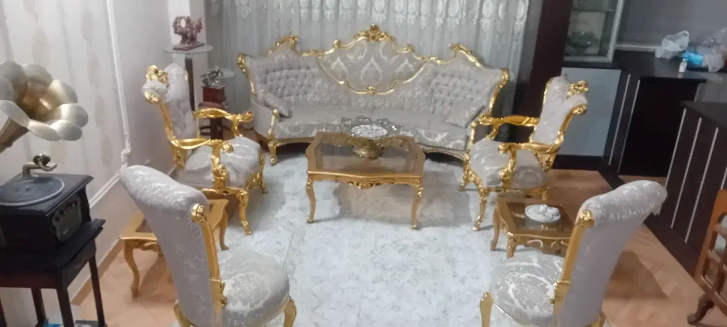 مبلمان سلطنتی|مبلمان خانگی و میز عسلی|مشهد, رسالت|دیوار