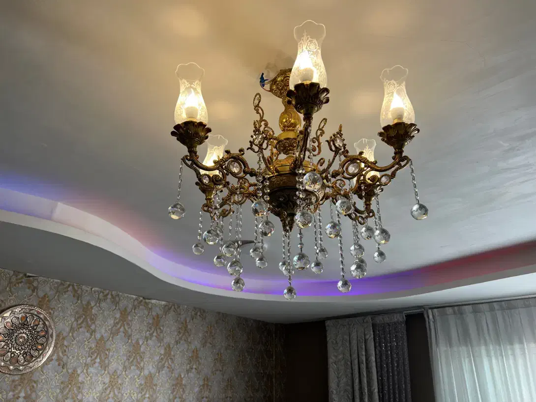 لوستر برنز|لوستر و چراغ آویز|دورود, |دیوار