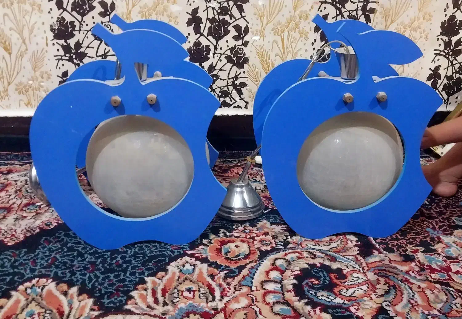 اویز چراغ اتاقی .|لوستر و چراغ آویز|اهواز, کمپلو شمالی|دیوار