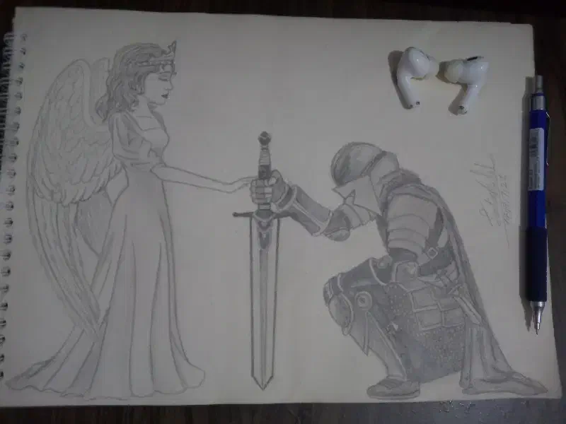 سفارش نقاشی چهره سیاه قلم|تابلو، نقاشی، عکس|اهواز, نادری|دیوار