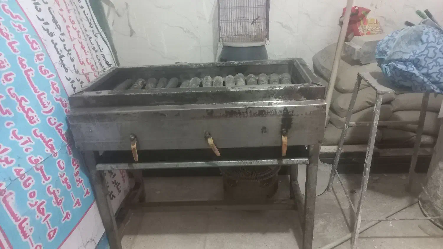 منقل کبابپز رستورانی|اجاق گاز و لوازم برقی پخت‌وپز|مشکین‌دشت, |دیوار