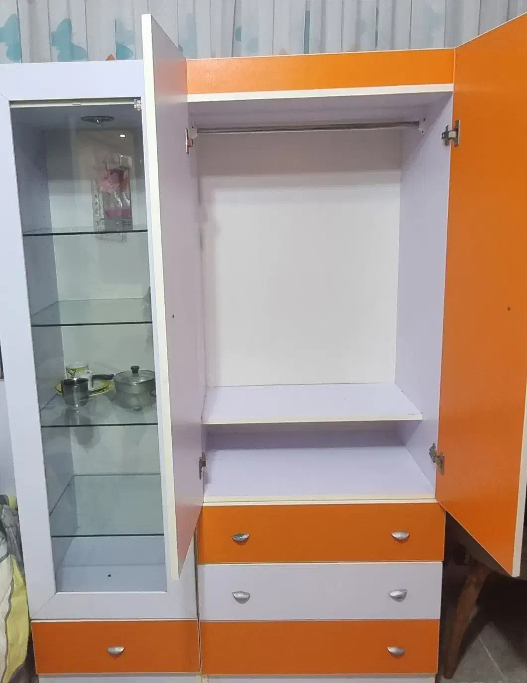 کمد لباس و عروسک|جاکفشی، کمد، دراور|کیش, |دیوار