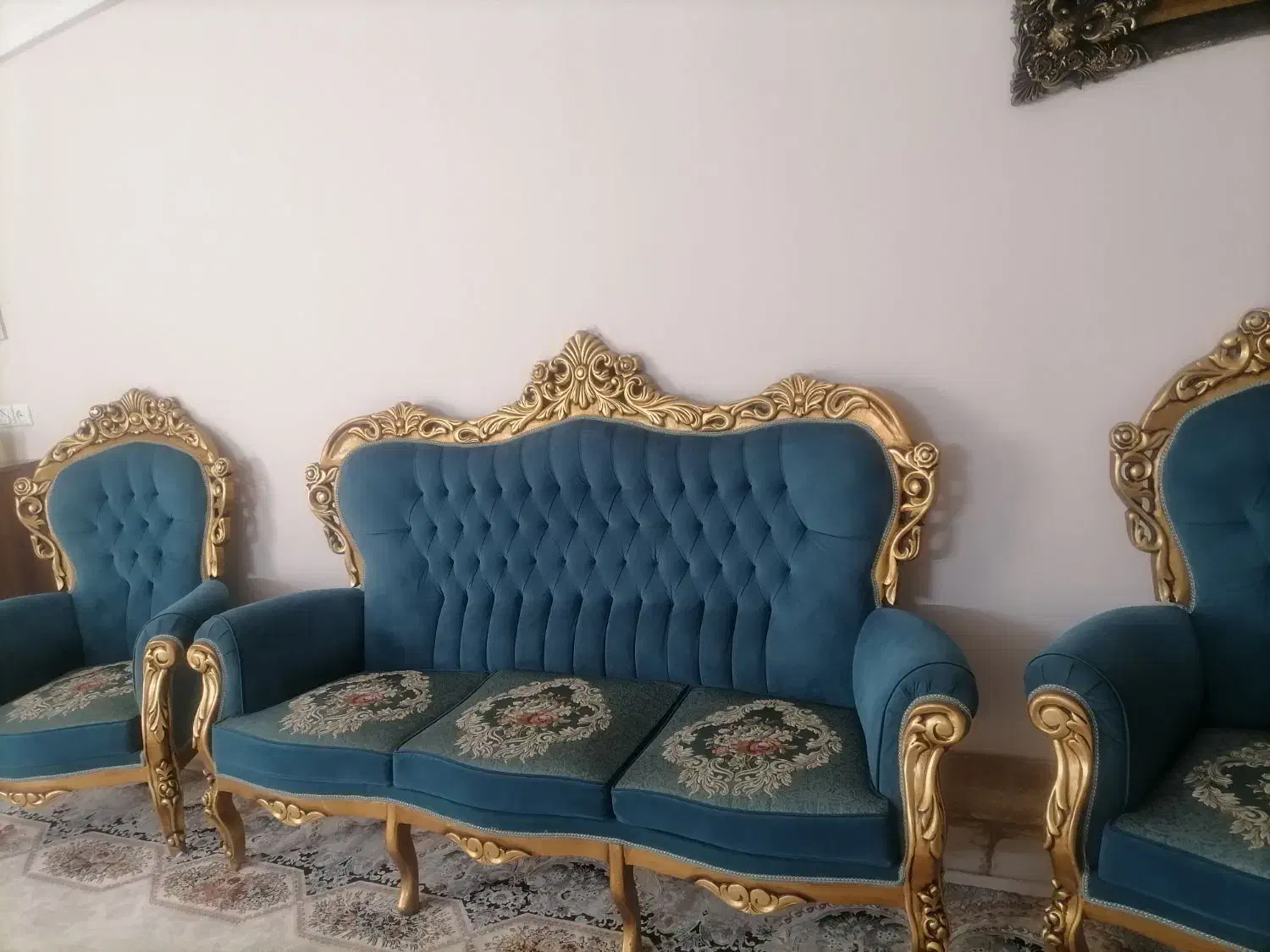 مبل سلطنتی جنس عالی|مبلمان خانگی و میز عسلی|تربت‌حیدریه, ترمینال|دیوار