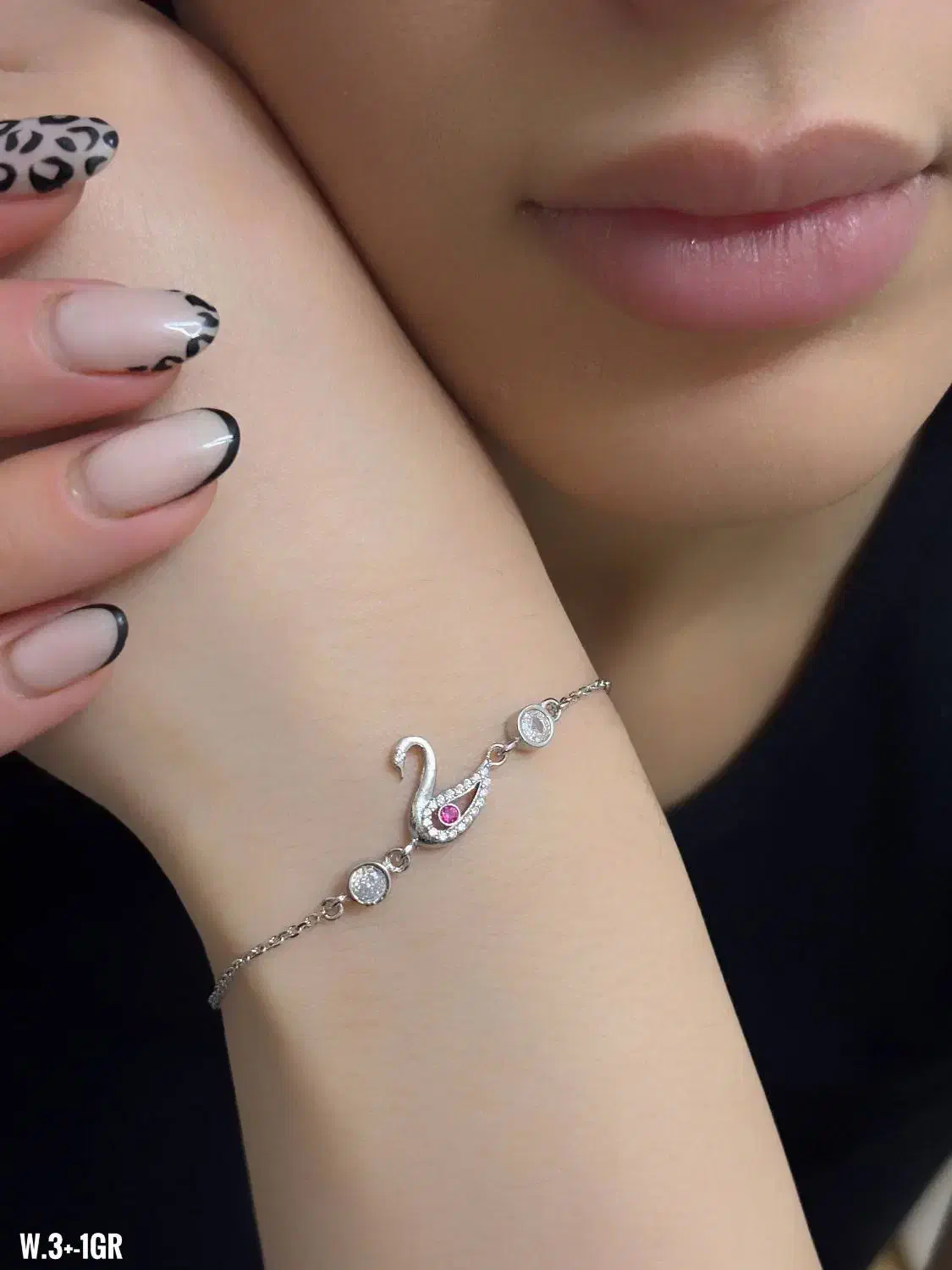 دستبند نقره قفل محکم بدون تغییر رنگ ضد حساسیت۹۹۰(۱|بدلیجات|تبریز, |دیوار