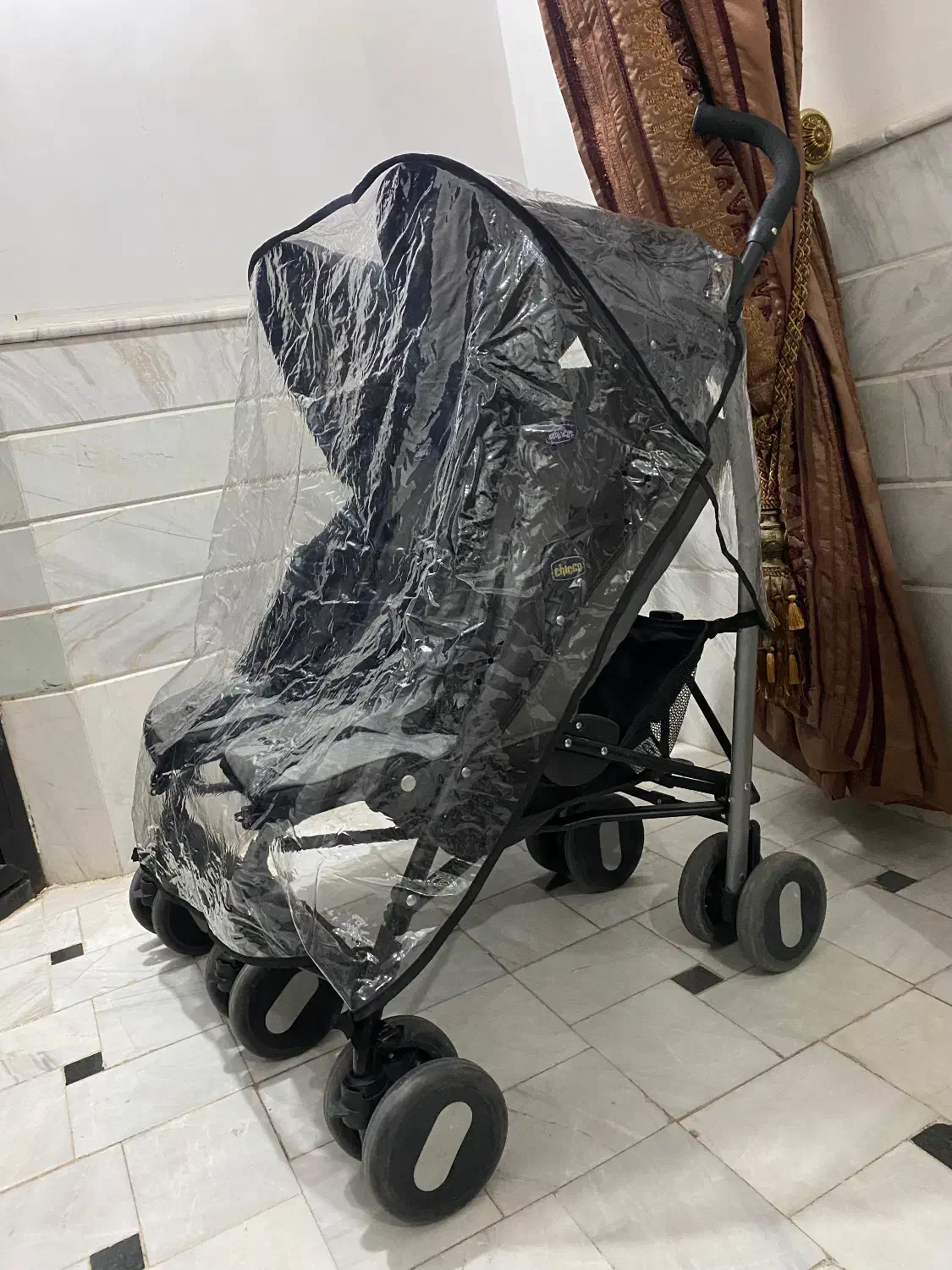 کالسکه عصایی دوقلو برند چیکو|کالسکه و لوازم جانبی|قم, دورشهر|دیوار