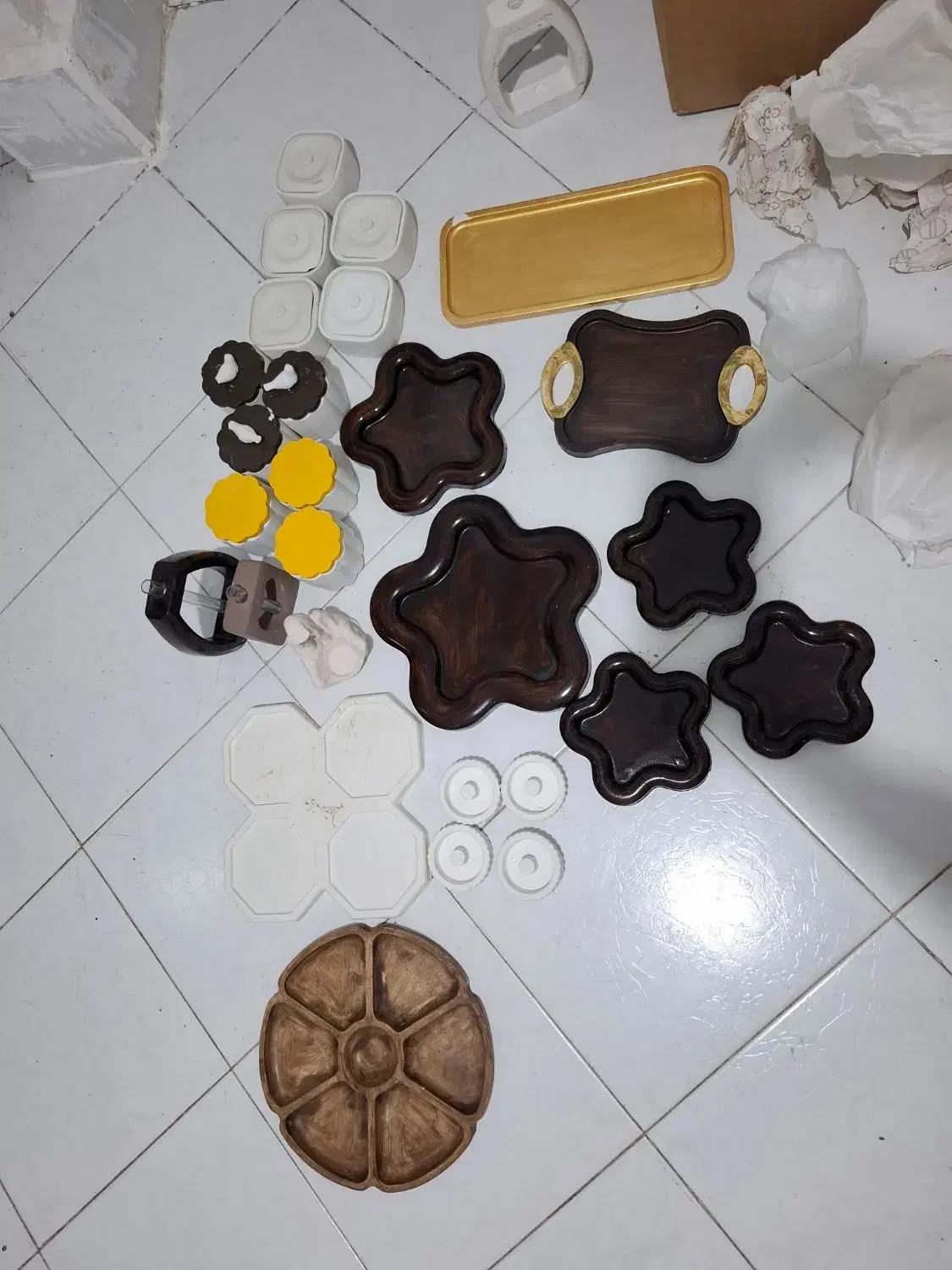 سنگ مصنوعی  بیس خام قندون ست دکوراتیو|مجسمه، تندیس، ماکت|مشهد, امیر|دیوار