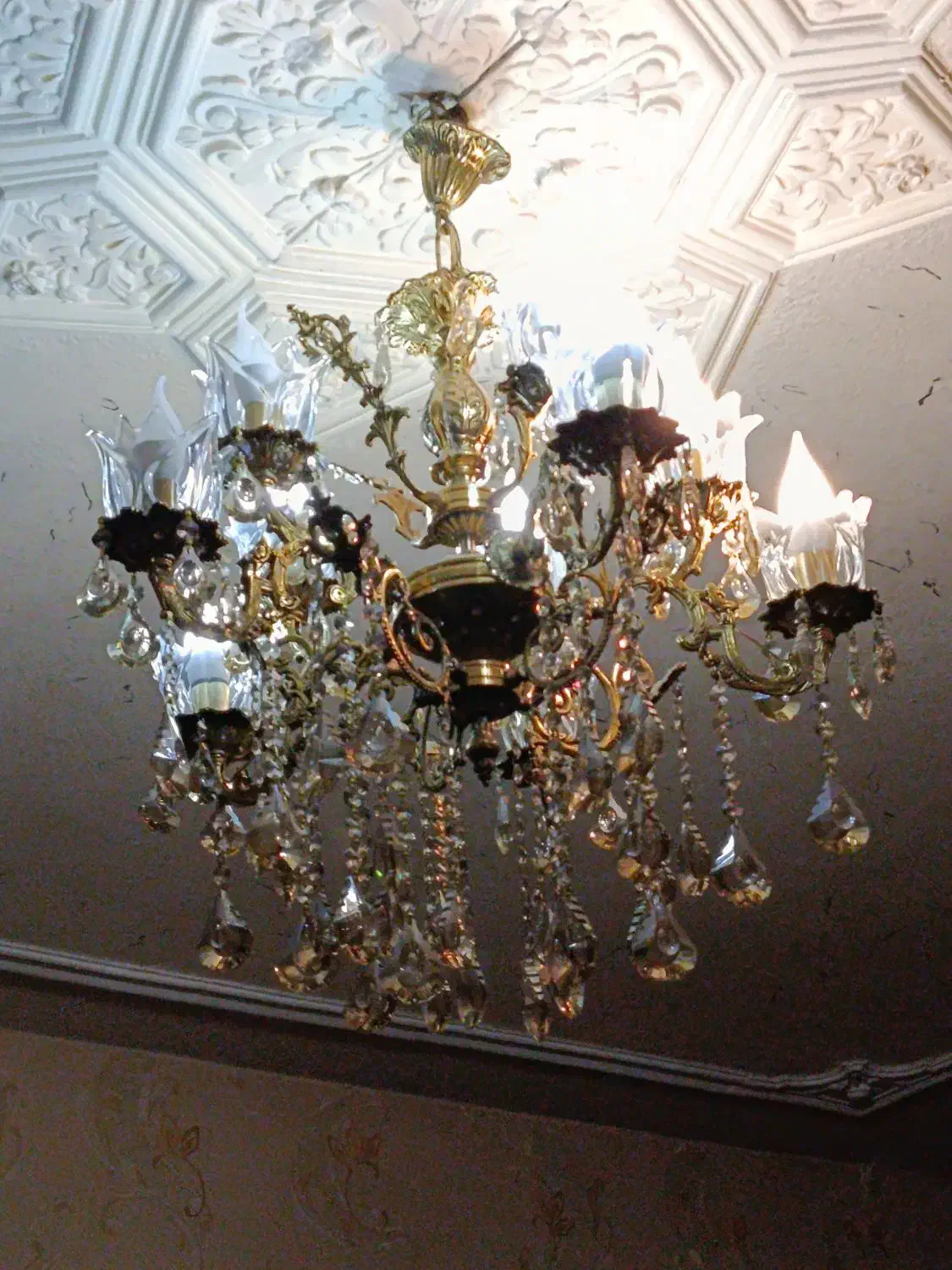 لوستر|لوستر و چراغ آویز|محمدیه-قزوین, |دیوار