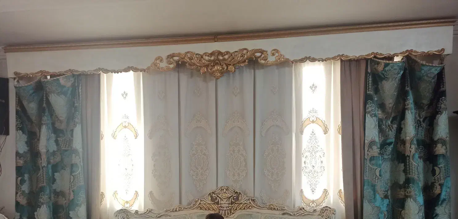 قاب پرده|پرده، رانر، رومیزی|قرچک, شهرک گلها|دیوار