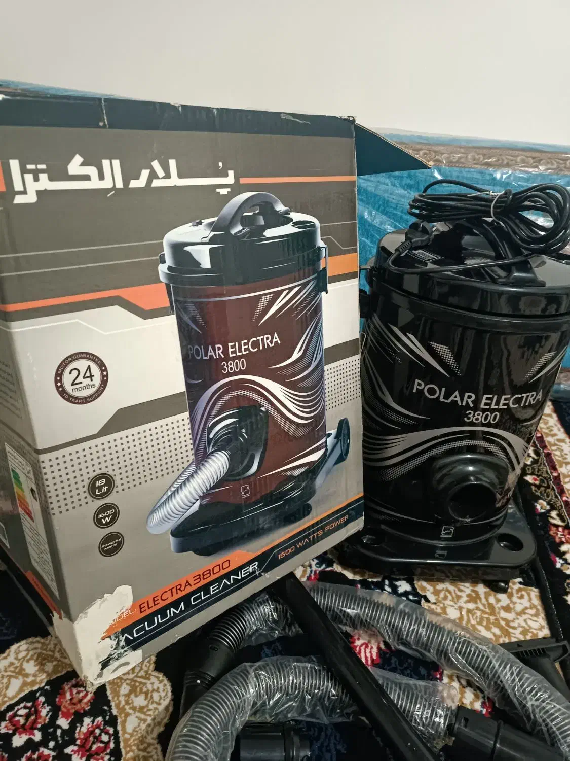 جارو برقی پلارالکترا 3800|جاروبرقی، جارو شارژی، بخارشو|زابل, |دیوار